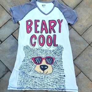Lazy One Beary Cool Nightshirt S/M